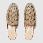 Gucci Women’s Princetown slipper with crystal Horsebit - Image 3